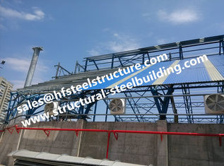 China Escadas de aço industriais fabricadas das estruturas de construções que telham para o projecto de construção do armazém do aço estrutural fornecedor