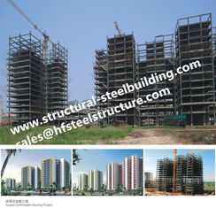 China Os apartamentos fabricaram multi construções de armação de aço do andar, construções de aço da casa pré-fabricada da elevação alta do arranha-céus fornecedor