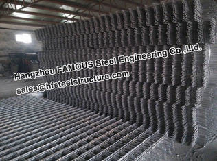 China Lajes de cimento reforçadas Contruct de reforço de aço com nervuras quadradas da malha fornecedor