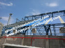China Escadas de aço industriais fabricadas das estruturas de construções que telham para o projecto de construção do armazém do aço estrutural fábrica