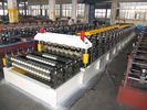 China A dupla camada corrugou o rolo que forma a máquina 5.5KW pela corrente fábrica