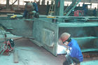 China Quadros de construções do aço estrutural fabricados cortando, furo, soldando fábrica