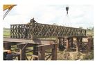 China Morden galvanizou/ponte de Bailey de solda do aço estrutural com apoio do metal pesado fábrica