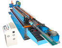 China máquina de laminação do canal do chapéu 15KW com corte hidráulico da lâmina do Cr 12 fábrica