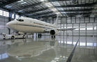 China Hangar impermeável galvanizado, de pintura elétrico do avião do metal de construções tranqüilas do fardo fábrica