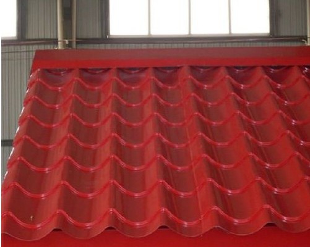 Máquina de aço 6.5KW da formação de folha do telhado do painel de telha e de parede de telhado