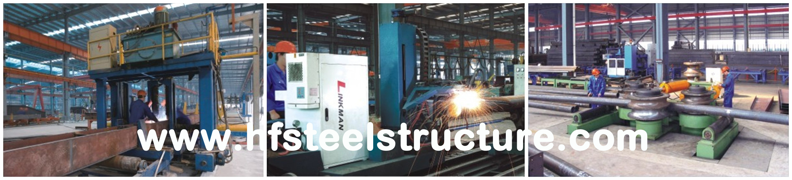 Construções de aço industriais do metal pré-fabricado do OEM para armazenar tratores e equipamento agrícola