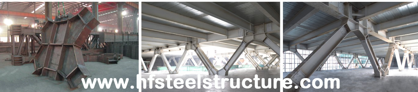 Construções de aço comerciais do metal pré-fabricado e do quadro portal tradicional de /Lightweight