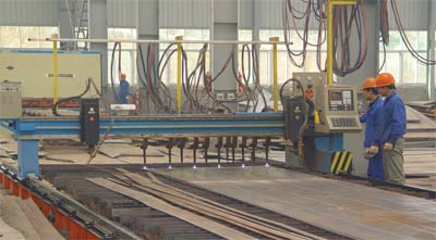 Vigas de aço pré-fabricadas industriais personalizadas do aço da forma de W das construções